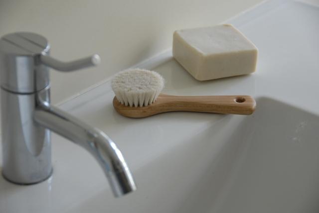 Dry Face Brush - Goat Hair