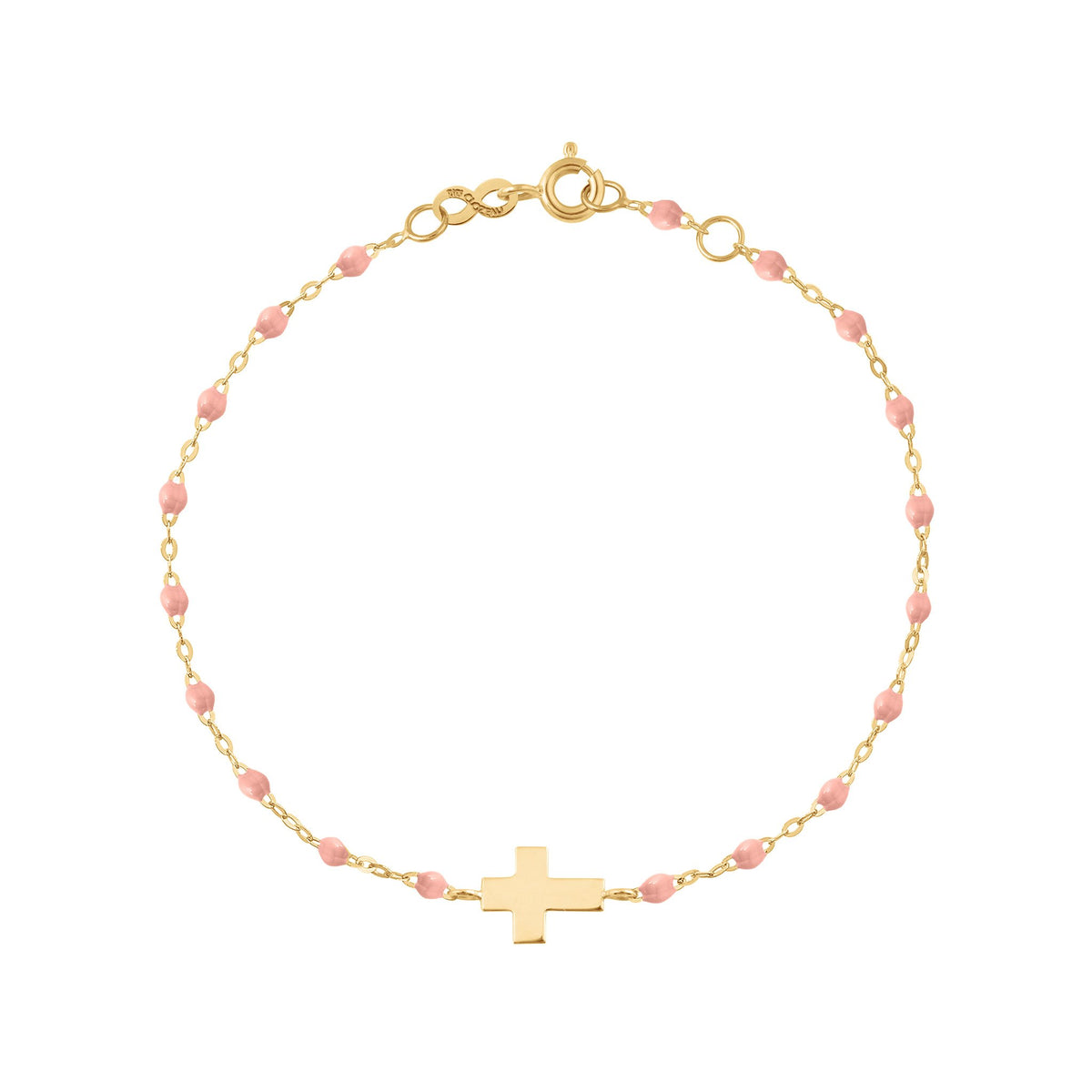 Classic Cross Bracelet - 6.7" YG