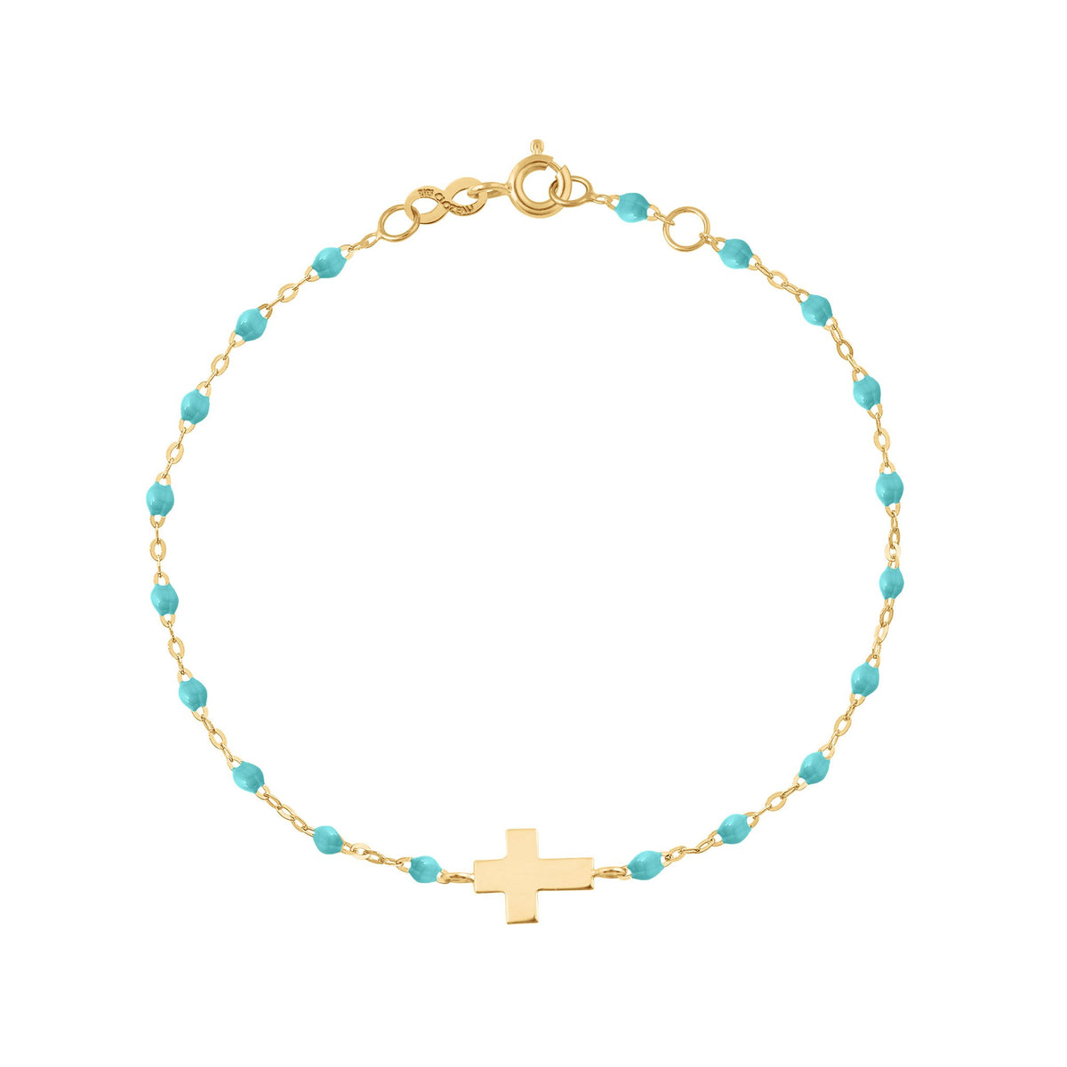 Classic Cross Bracelet - 6.7" YG