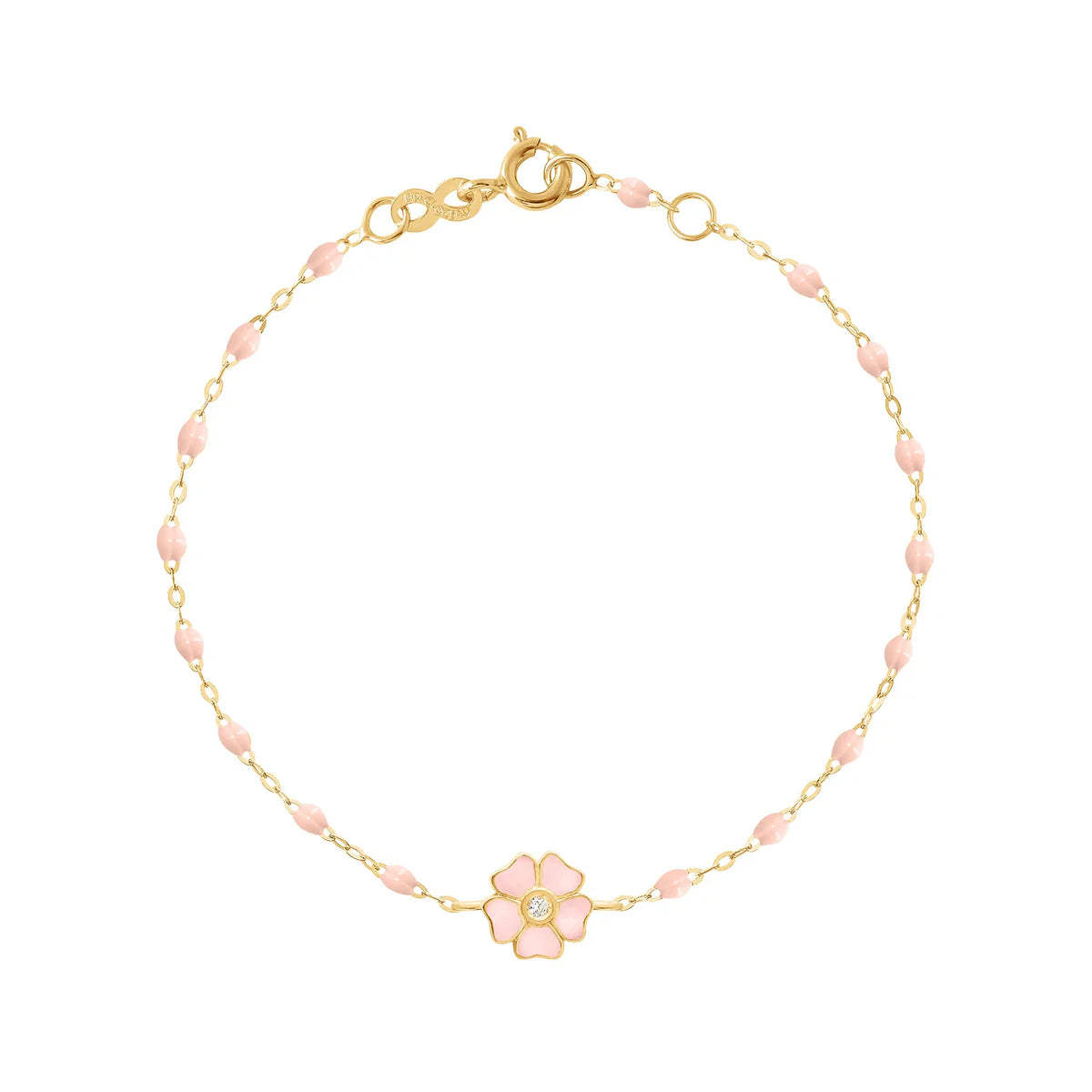 Classic Gigi Flower Bracelet - 6.7" - YG