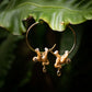 Perched Gibbon Earring