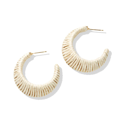 Harper Raffia Wrapped Earring