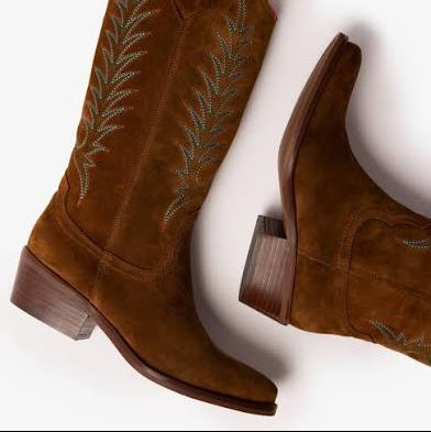 Goldie Embroidered Long Boot