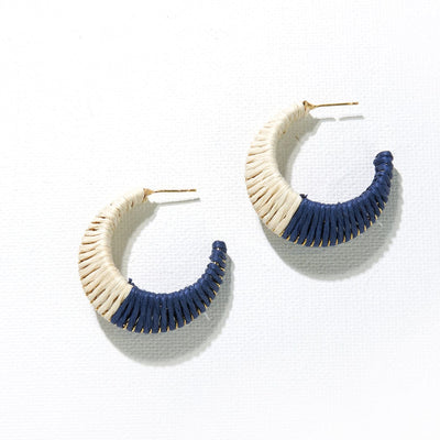 Harper Raffia Wrapped Earring