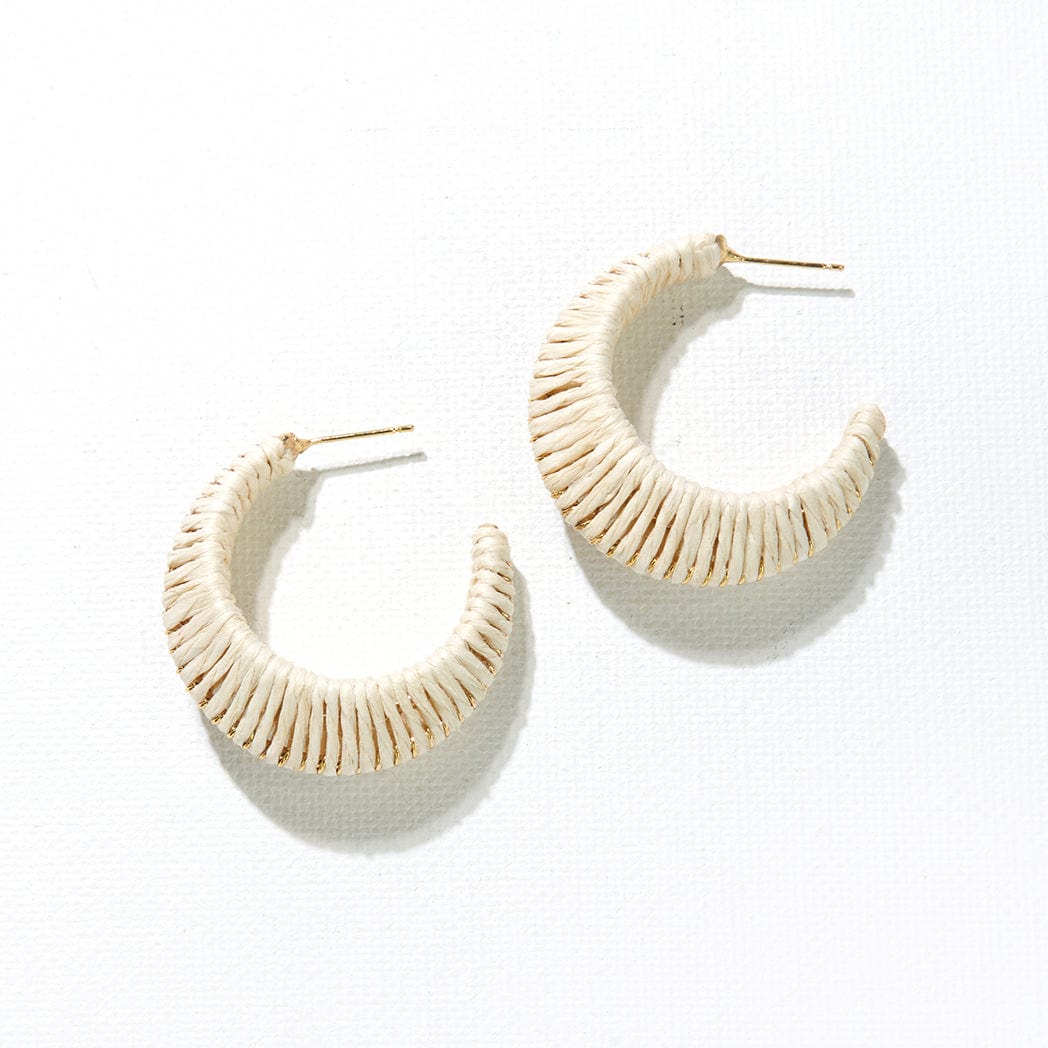 Harper Raffia Wrapped Earring