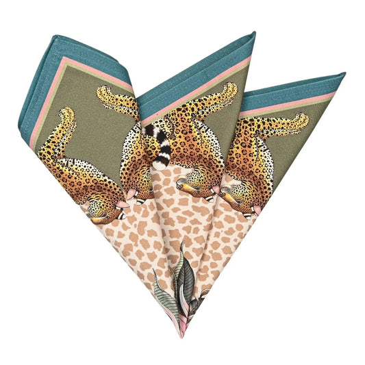 Leopard Lily Napkins - Set of 2