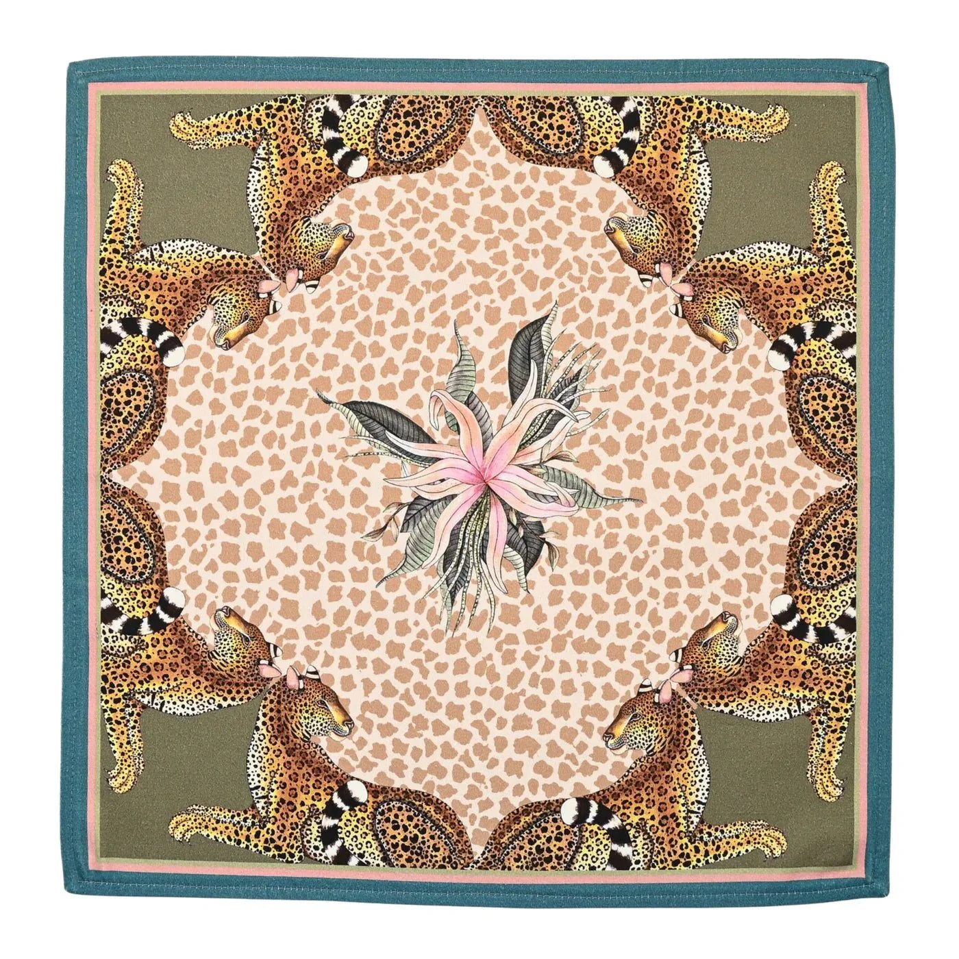 Leopard Lily Napkins - Set of 2