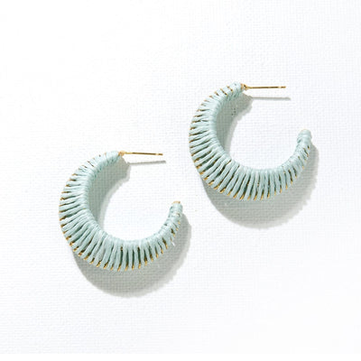 Harper Raffia Wrapped Earring
