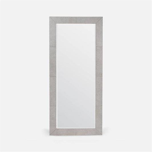 Francesca Mirror - Grey Ostrich