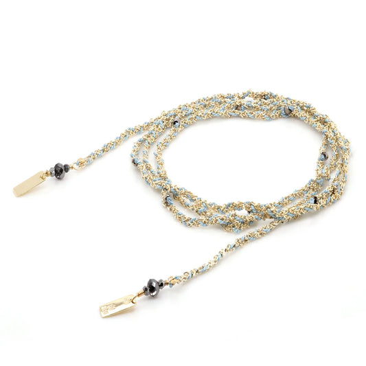 No. 182 Necklace Gold | Aqua