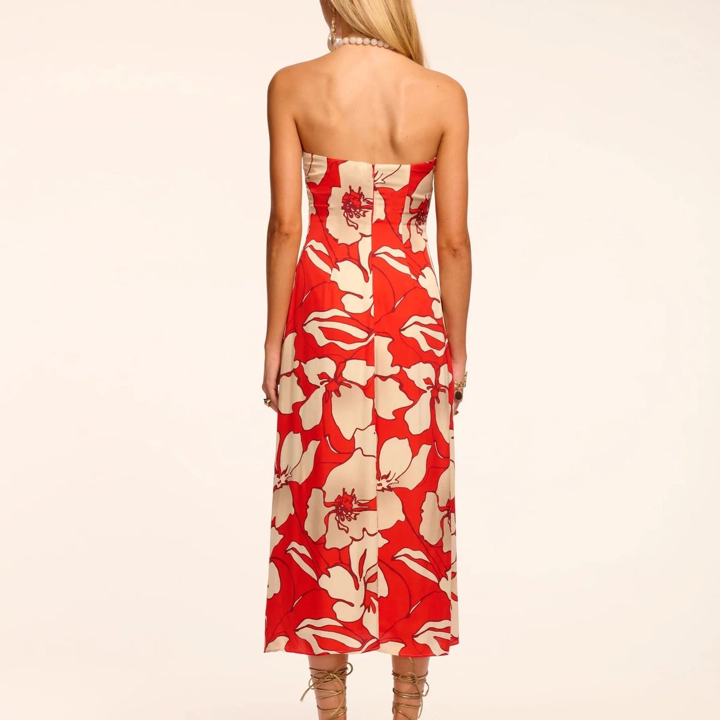 Kamilla Dress - Crimson Floral