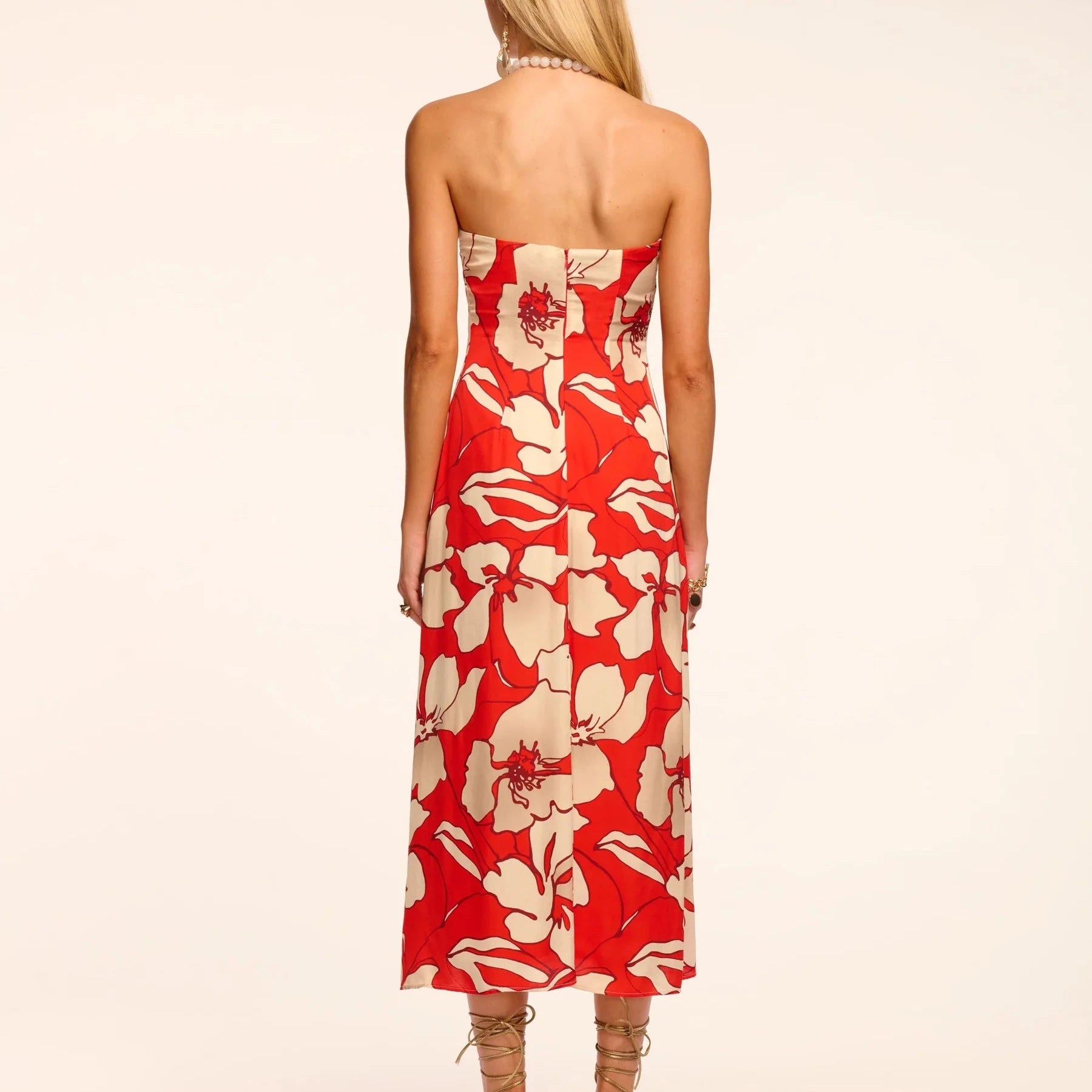 Kamilla Dress - Crimson Floral