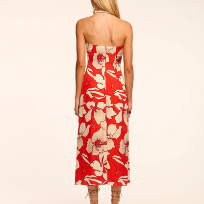 Kamilla Dress - Crimson Floral