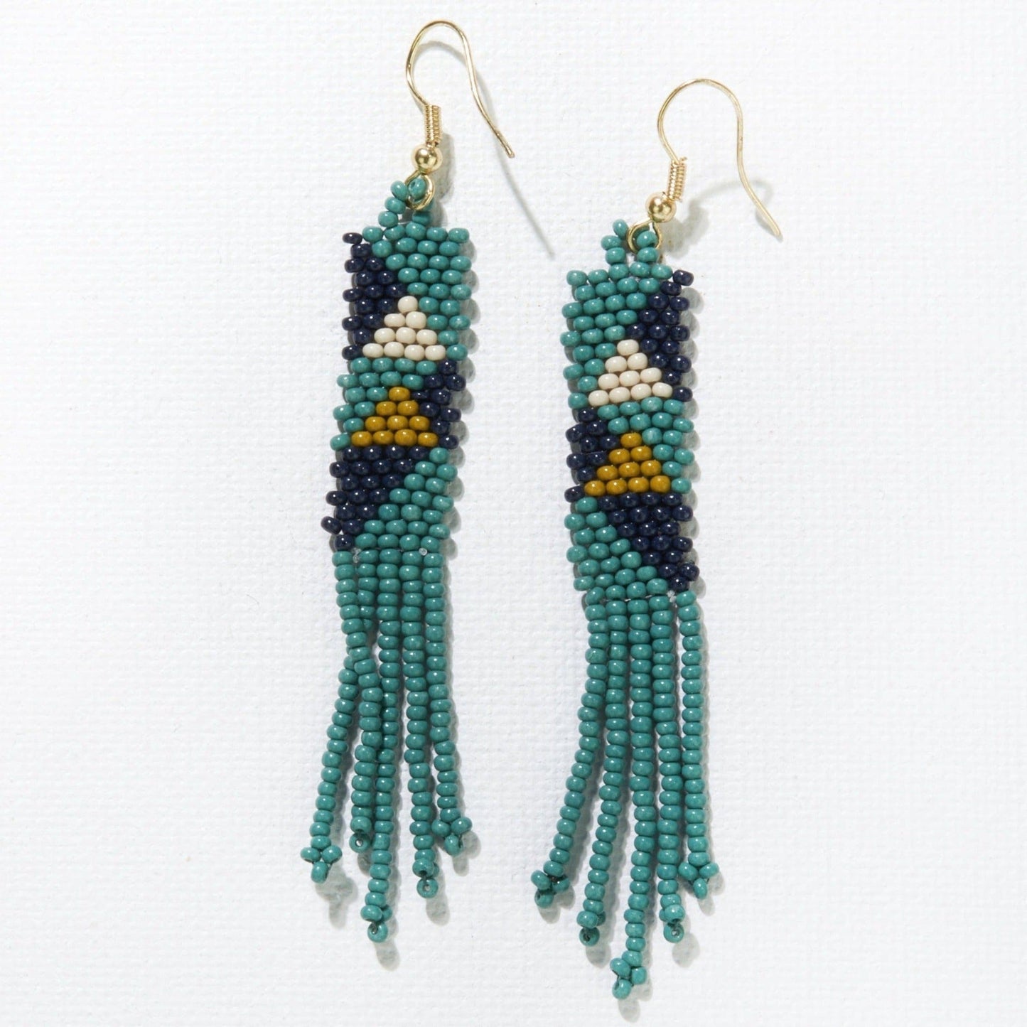 Angles Petite Fringe Seed Bead Earring