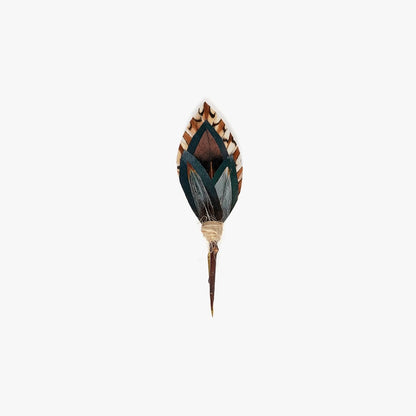 Feathered Lapel  / Hat Pin