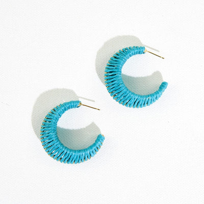 Harper Raffia Wrapped Earring