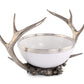 Pewter Antler Rack Acorn Bowl