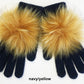 Glove with Puff Pom