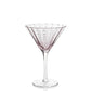 Portofino White Dot Martini Glass